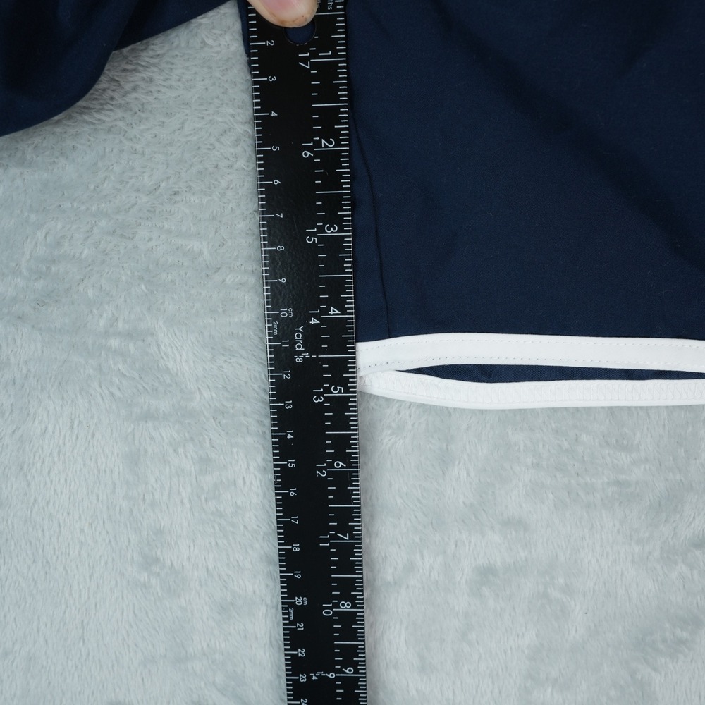 Vintage Reebok Athletic Shorts Women XL Navy Blue Retro Dolphin Hem Y2K 2004 - Picture 7 of 9